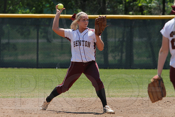 Benton vs. Mountain Home 6A State Softball Playoffs 5-11-13 (© Justin Manning) JWM0258