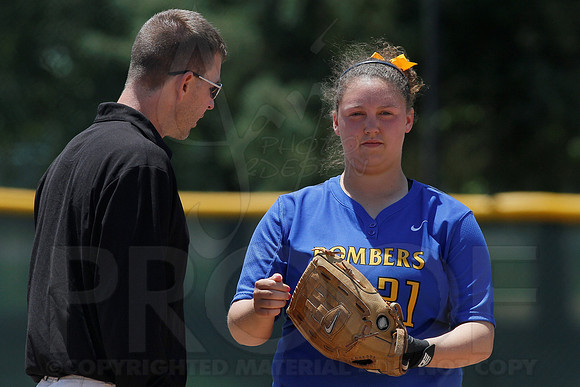 Benton vs. Mountain Home 6A State Softball Playoffs 5-11-13 (© Justin Manning) JWM0176