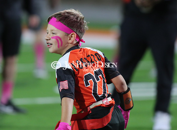 Malvern Cubs Orange vs. Malvern Cubs Black 3rd grade flag football 10-15-24_JWM_0189