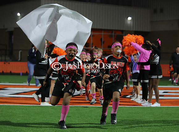 Malvern Cubs Orange vs. Malvern Cubs Black 3rd grade flag football 10-15-24_JWM_0166