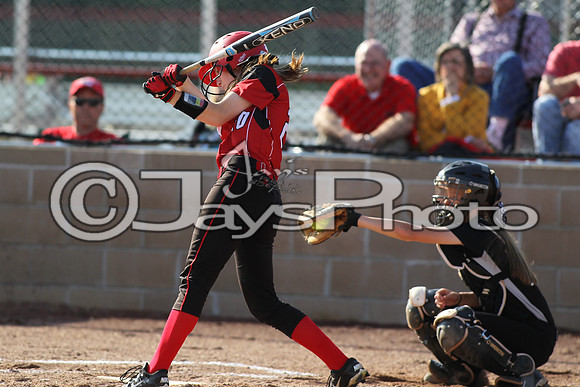 Bauxite @ Harmony Grove softball 4-21-2015 (©Justin Manning) JWM_0255