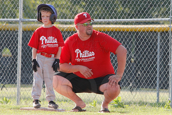 Phillies vs. Razorbacks 5-6 year old baseball 6-3-2014 (© Justin Manning) JWM_0060