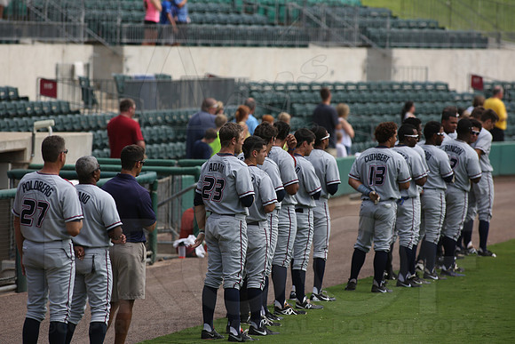 Northwest Arkansas Naturals @ Arkansas Travelers 9-2-13 (© Justin Manning) JWM0011