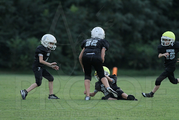 Bauxite Black-Gray games 4th, 5th, 6th, Junior high, Senior high scrimmage 8-22-13 (© Justin Manning) JWM0207