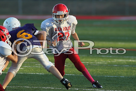 Poyen @ Glen Rose Peewee Football 10-19-2015 (©Justin Manning) JWM_0091