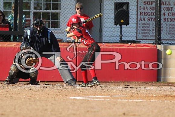 Bauxite @ Harmony Grove softball 4-21-2015 (©Justin Manning) JWM_0356