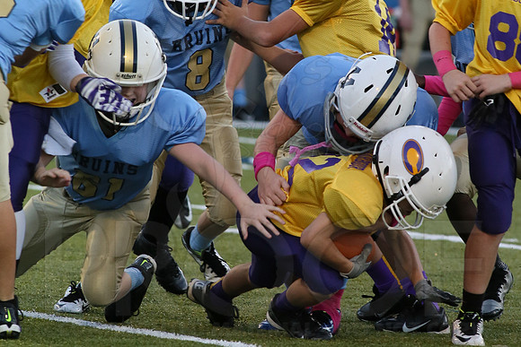 Catholic @ Pulaski Academy (Peewee) 10-14-2014 (©Justin Manning) JWM_0041