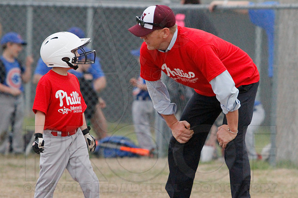 Phillies vs. Razorbacks 5-6 year old baseball 4-3-2014 (© Justin Manning) JWM_0305