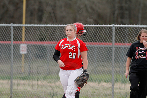 Harmony Grove @ Glen Rose softball 3-31-2014 (© Justin Manning) JWM_0035