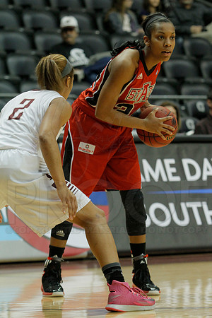 Arkansas State @ UALR Women's Basketball 3-1-2014 (© Justin Manning) JWM_0032