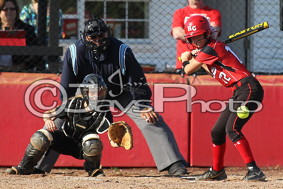 Bauxite @ Harmony Grove softball 4-21-2015 (©Justin Manning) JWM_0364