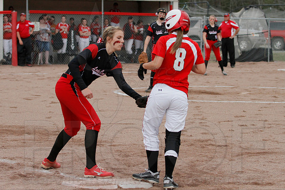 Harmony Grove @ Glen Rose softball 3-31-2014 (© Justin Manning) JWM_0119