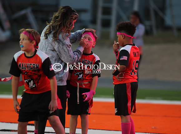 Malvern Cubs Orange vs. Malvern Cubs Black 3rd grade flag football 10-15-24_JWM_0072