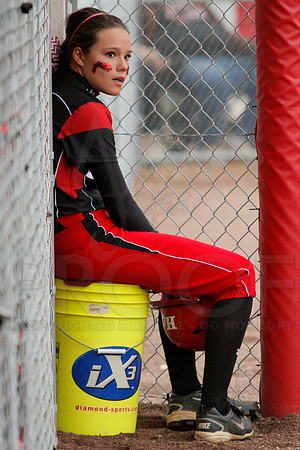 Harmony Grove @ Glen Rose softball 3-31-2014 (© Justin Manning) JWM_0142