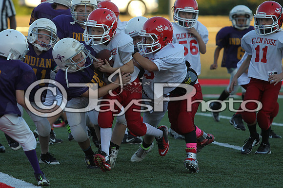 Poyen @ Glen Rose Peewee Football 10-19-2015 (©Justin Manning) JWM_0224