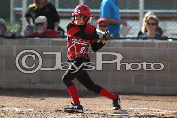 Bauxite @ Harmony Grove softball 4-21-2015 (©Justin Manning) JWM_0273