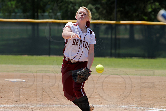 Benton vs. Mountain Home 6A State Softball Playoffs 5-11-13 (© Justin Manning) JWM0256