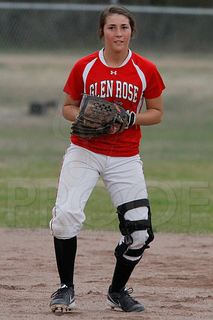 Harmony Grove @ Glen Rose softball 3-31-2014 (© Justin Manning) JWM_0126