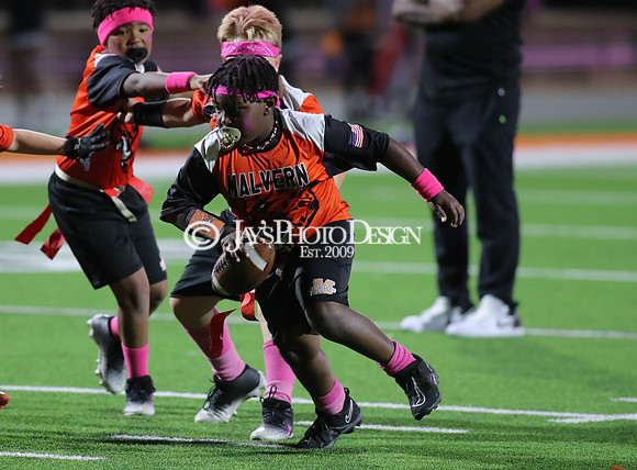 Malvern Cubs Orange vs. Malvern Cubs Black 3rd grade flag football 10-15-24_JWM_0653