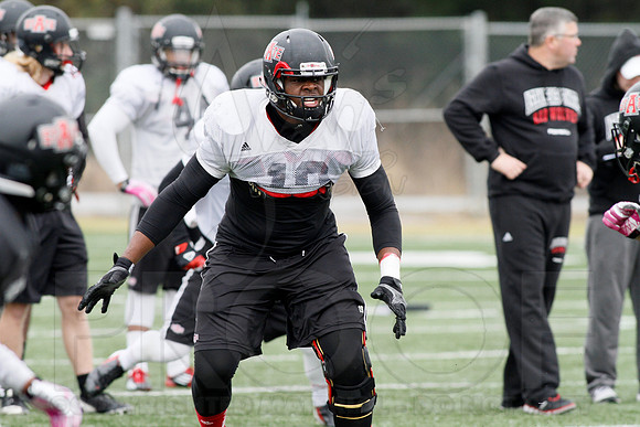 Arkansas State GoDaddy Bowl Practice 1-2-14 (©Justin Manning) JWM_0017