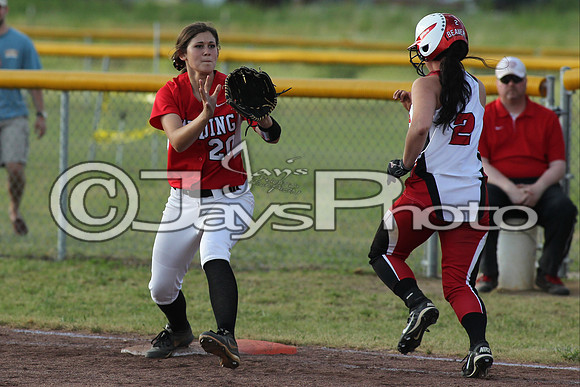 Glen Rose vs Harding Academy softball (Regionals) 5-8-2015 (©Justin Manning) JWM_0212