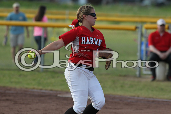 Glen Rose vs Harding Academy softball (Regionals) 5-8-2015 (©Justin Manning) JWM_0208