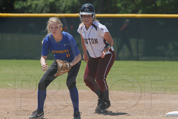 Benton vs. Mountain Home 6A State Softball Playoffs 5-11-13 (© Justin Manning) JWM0238