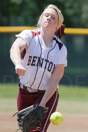 Benton vs. Mountain Home 6A State Softball Playoffs 5-11-13 (© Justin Manning) JWM0050