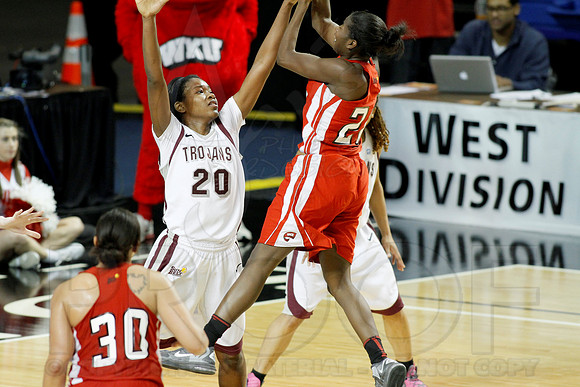 Western Kentucky vs. UALR Women's 3-10-13 JWM0120 (©Justin Manning)