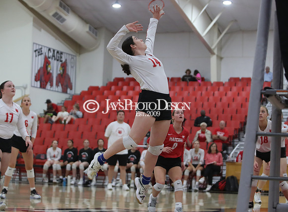 Cossatot River vs. Harding Academy (3A Volleyball South Regional Tournament) 10-22-24_JWM_0293