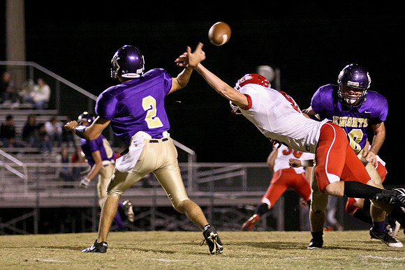 DE Colter Perry after the QB