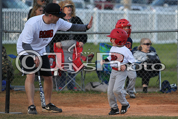 Bomb Squad vs Tigers 6-7 year old (Pitching Machine) 4-27-2015 (©Justin Manning) JWM_0030