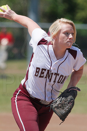 Benton vs. Mountain Home 6A State Softball Playoffs 5-11-13 (© Justin Manning) JWM0003