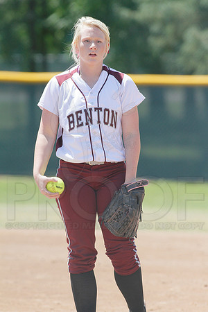 Benton vs. Mountain Home 6A State Softball Playoffs 5-11-13 (© Justin Manning) JWM0053