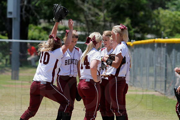 Benton vs. Mountain Home 6A State Softball Playoffs 5-11-13 (© Justin Manning) JWM0250