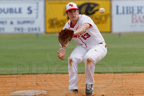 Glen Rose vs. Genoa Central 3A State 2nd Round 5-10-13 (© Justin Manning) JWM0263