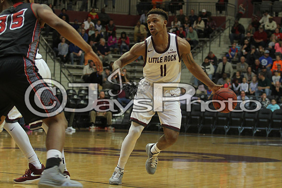 Louisiana Lafayette @ Arkansas-Little Rock Men's Basketball 1-7-2016 (©Justin Manning) JWM_0217