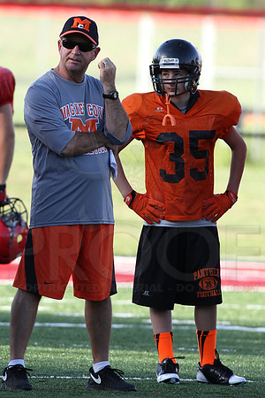 Harmony Grove Football Team Camp (Practice) 7-15-2014 (©Justin Manning) JWM_173