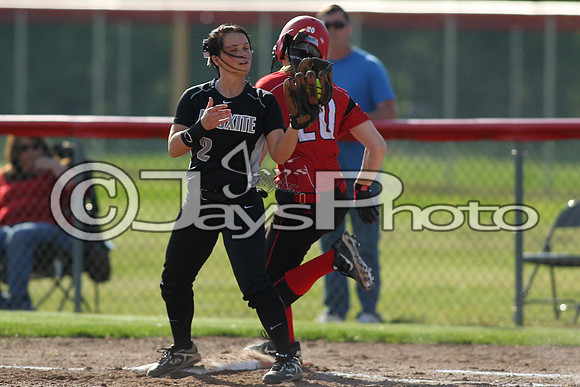 Bauxite @ Harmony Grove softball 4-21-2015 (©Justin Manning) JWM_0268