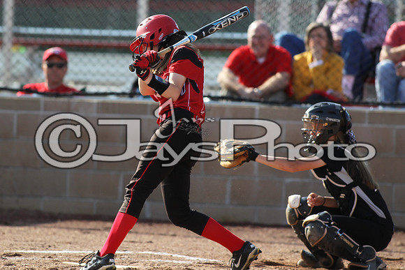 Bauxite @ Harmony Grove softball 4-21-2015 (©Justin Manning) JWM_0257