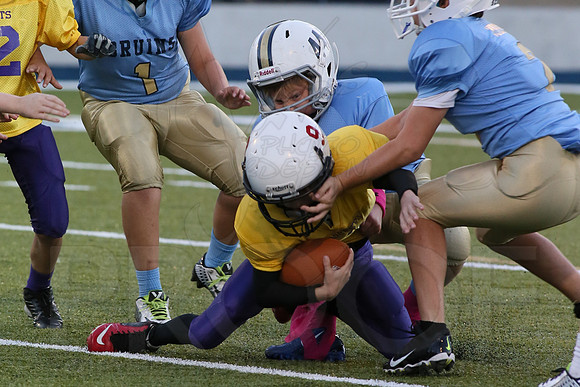 Catholic @ Pulaski Academy (Peewee) 10-14-2014 (©Justin Manning) JWM_0048