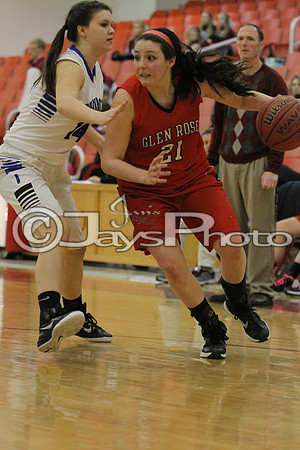 Glen Rose vs. Bismarck Girls 3A District Tournament  2-19-2015 (©Justin Manning) JWM_060