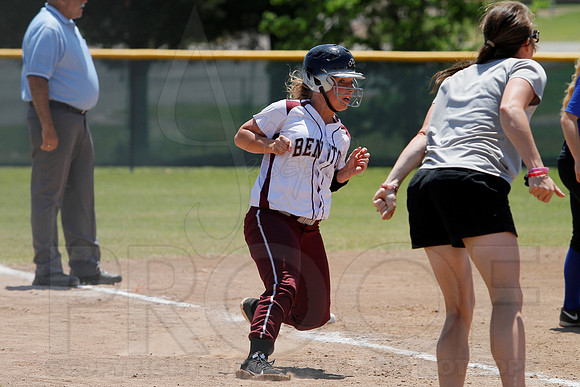 Benton vs. Mountain Home 6A State Softball Playoffs 5-11-13 (© Justin Manning) JWM0243
