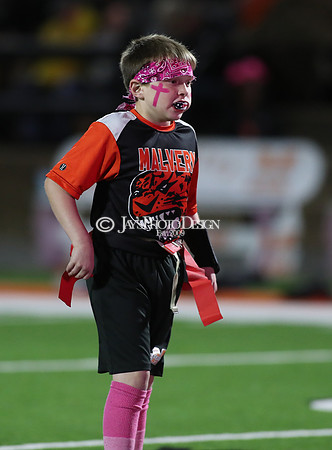 Malvern Cubs Orange vs. Malvern Cubs Black 3rd grade flag football 10-15-24_JWM_0608