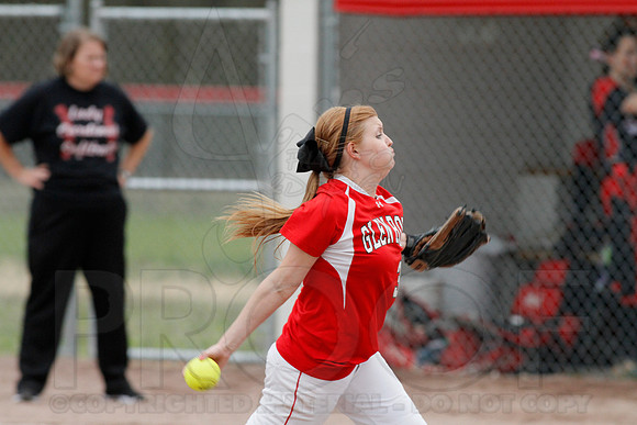 Harmony Grove @ Glen Rose softball 3-31-2014 (© Justin Manning) JWM_0020