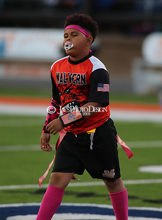 Malvern Cubs Orange vs. Malvern Cubs Black 3rd grade flag football 10-15-24_JWM_0022