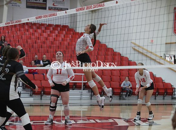 Cossatot River vs. Harding Academy (3A Volleyball South Regional Tournament) 10-22-24_JWM_0610