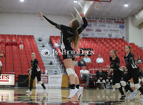 Cossatot River vs. Harding Academy (3A Volleyball South Regional Tournament) 10-22-24_JWM_0219