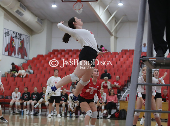 Cossatot River vs. Harding Academy (3A Volleyball South Regional Tournament) 10-22-24_JWM_0295