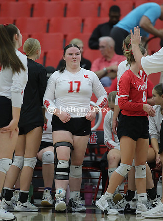 Cossatot River vs. Harding Academy (3A Volleyball South Regional Tournament) 10-22-24_JWM_0323